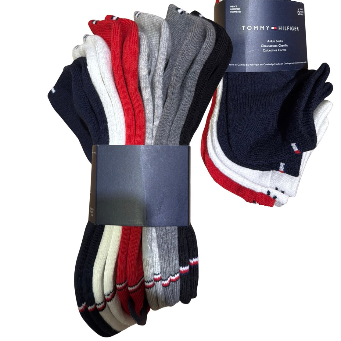 Medias cortas Tommy Hilfiger X6