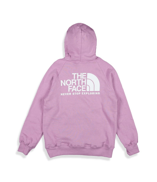 Hoodie North Face logo en espalda // rosado