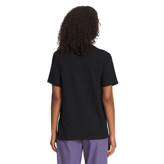 Remera logo adelante North Face // negra