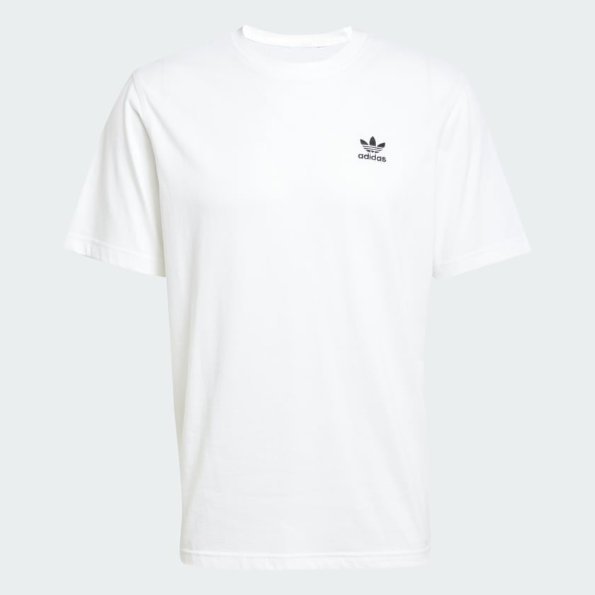 Remera Adidas Originals oversize clásica logo chico // blanca