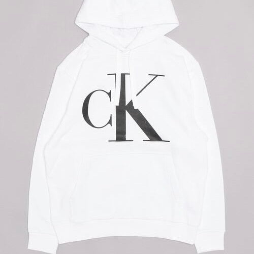 Hoodie Calvin Klein // blanco
