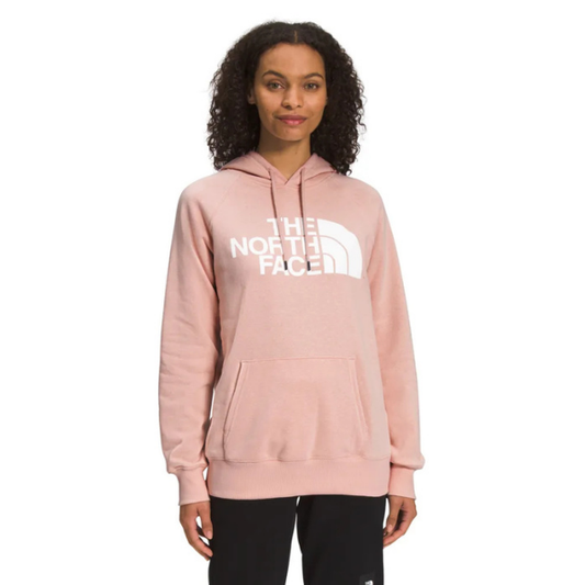 Hoodie North Face // rosado logo adelante