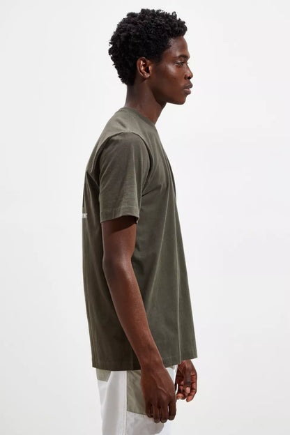 Remera North Face logo en espalda // verde