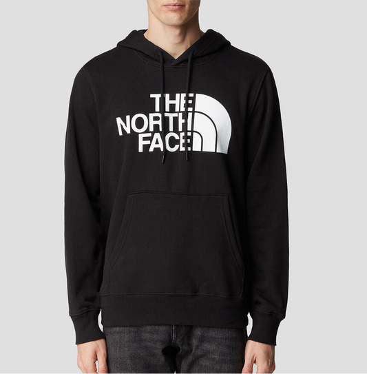 Hoodie North Face logo delante // Negro