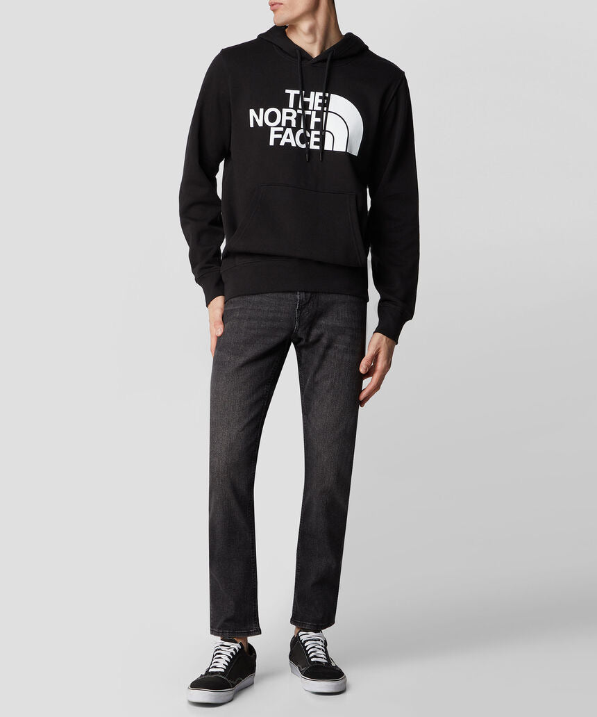 Hoodie North Face logo delante // Negro
