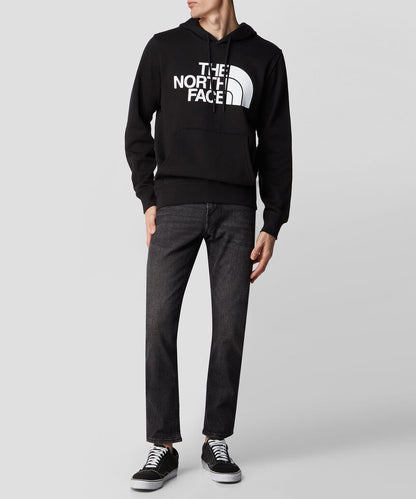 Hoodie North Face logo delante // Negro