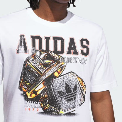 Remera Adidas originals // Two rings blanca