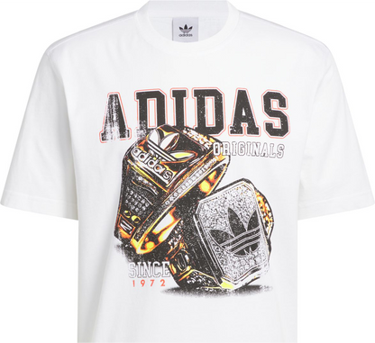 Remera Adidas originals // Two rings blanca