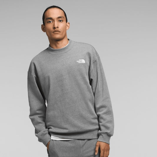 Buzo North Face gris de felpa