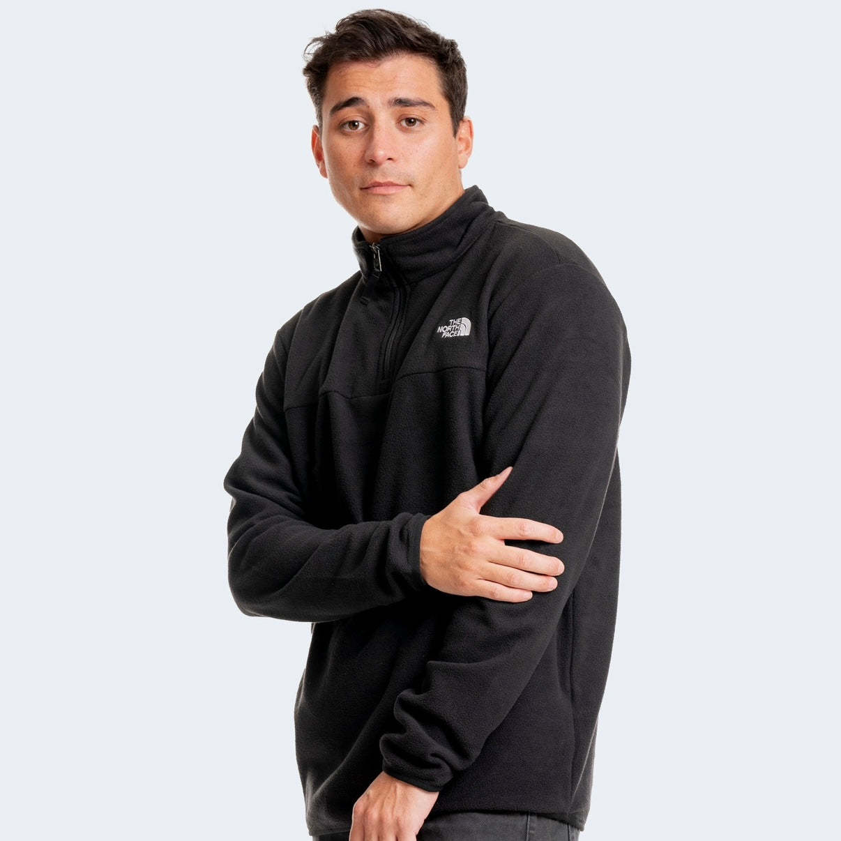 Polar medio cierre North Face // negro