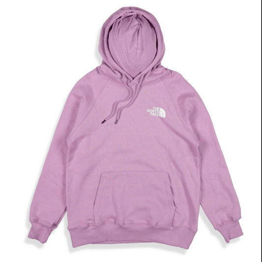 Hoodie North Face logo en espalda // rosado