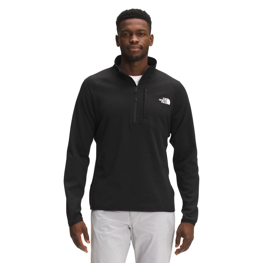 Medio cierre North Face neopreno y polar por dentro hombre // negro