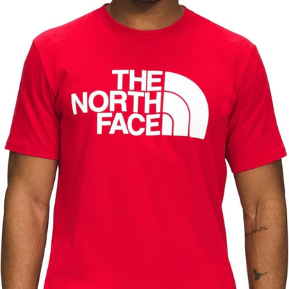 Remera North face logo adelante // Roja