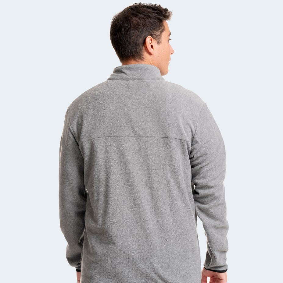 Buzo medio cierre polar North Face // gris