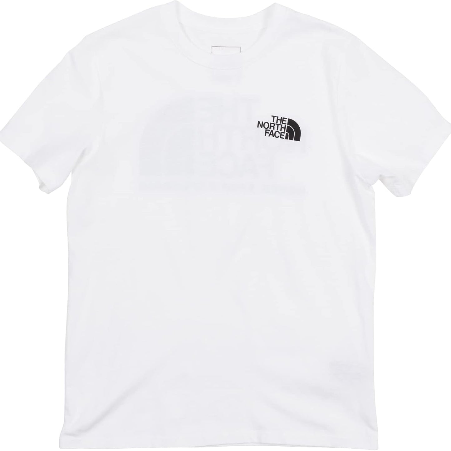 Remera North Face logo en espalda // Blanca