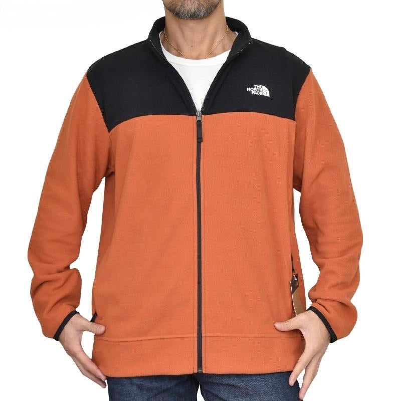 Campera polar North  Face  // Naranja. Con negro