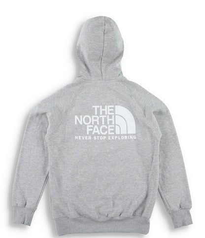 Hoodie North Face de mujer logo en espalda // gris
