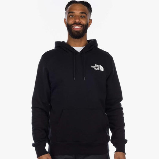Hoodie North Face logo en espalda // negro