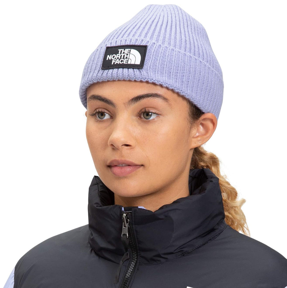 Gorro lana North Face // violeta
