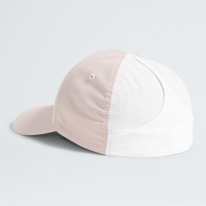 Gorro North Face // rosado y blanco