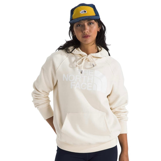Hoodie North Face mujer logo adelante // Beige claro