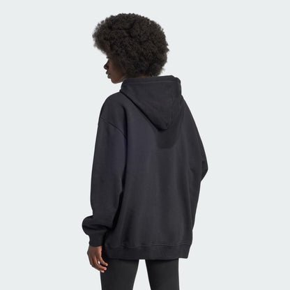 Hoodie Adidas Originals oversized con felpa por dentro // negro