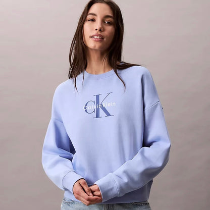 Buzo Calvin Klein con felpa // violeta/celeste