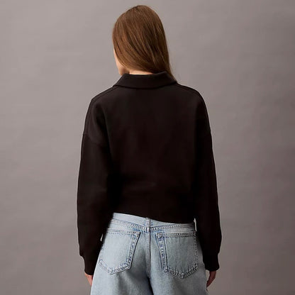Medio cierre con cuello Calvin Klein // negro
